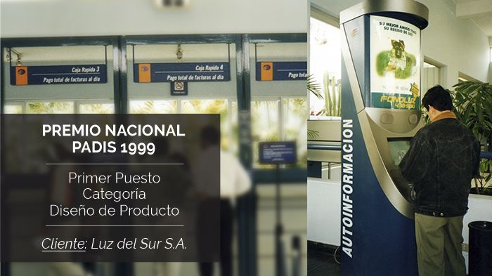 Premio Nacional PADIS 1999 - Primer Puesto Categoría Diseño de Producto - Cliente: Luz del Sur